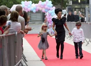 Amélie Pokorná,  Lucie Bílá, Matěj Převrátil - slavnostní premiéra filmu