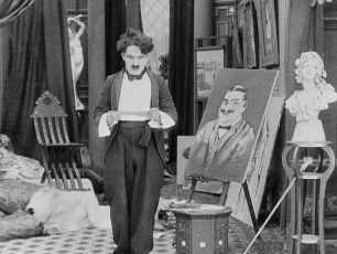 Chaplin malířem (1914)