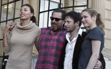 Olatz López Garmendia,  Julian Schnabel,  Mathieu Amalric a Marie-Josée Croze