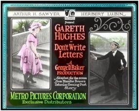 Don't Write Letters (1922)