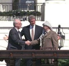 Jicchak Rabin, Bill Clinton a  Jásir Arafat