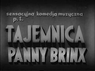 Tajemnica Panny Brinx (1936)