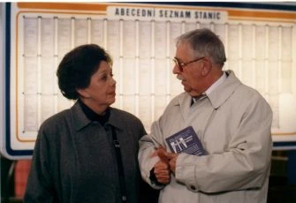 Jiřina Jirásková a Vlastimil Brodský