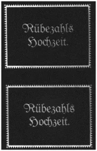 Rübezahls Hochzeit