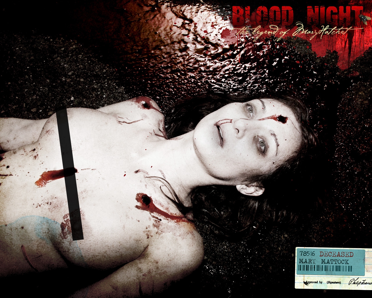 Tapety - Wallpapers filmu <b>Blood</b> <b>Night</b>: The Legend of Mary Hatchet.